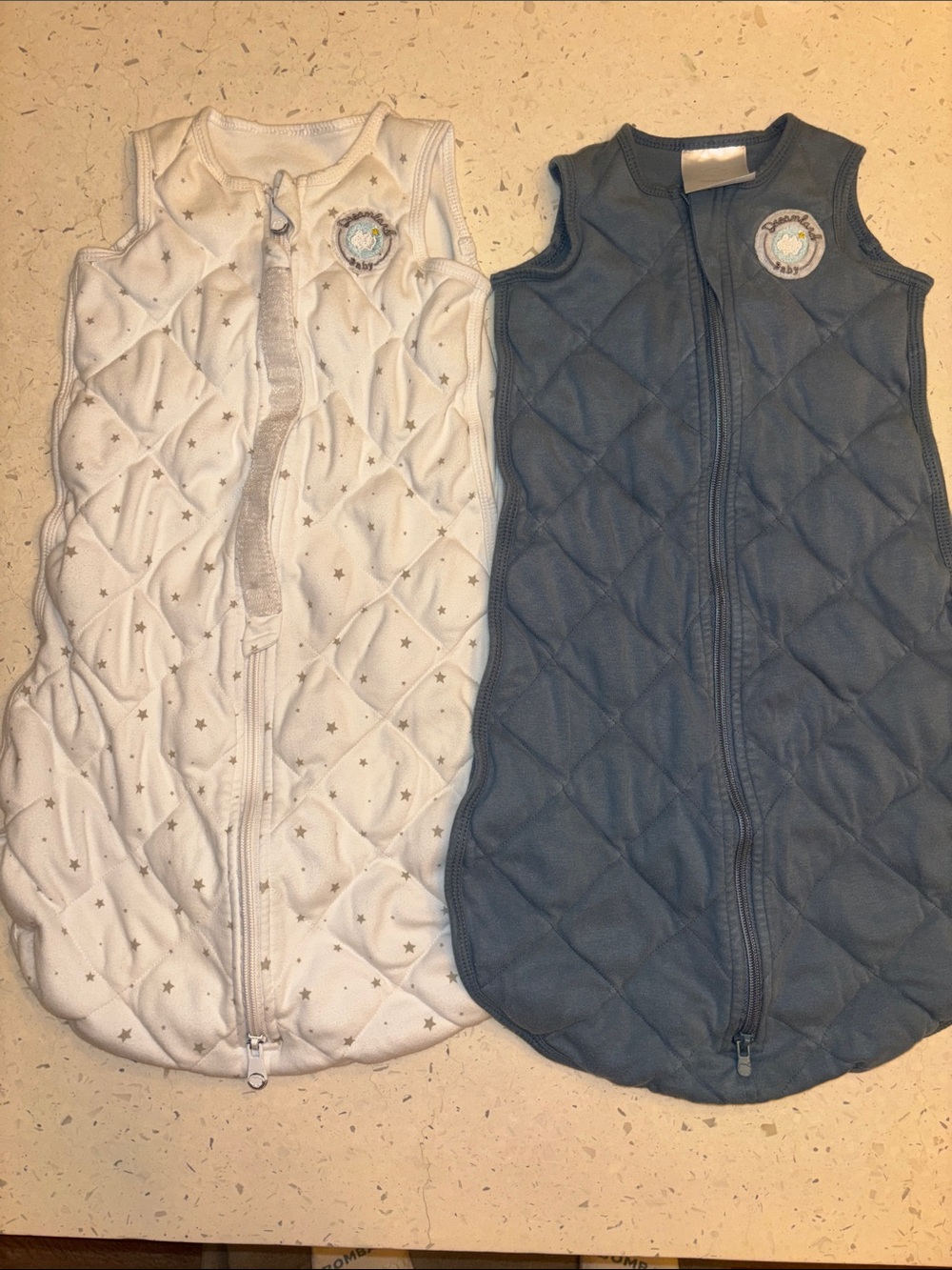 Dreamland Baby Weighted Sleep Sacks Sz S or 0-6mo